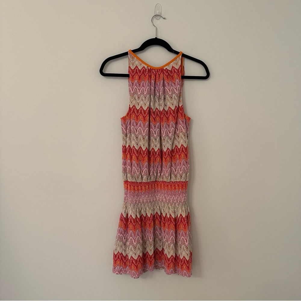 Ramy Brook Sleeveless Metallic Mini Dress
